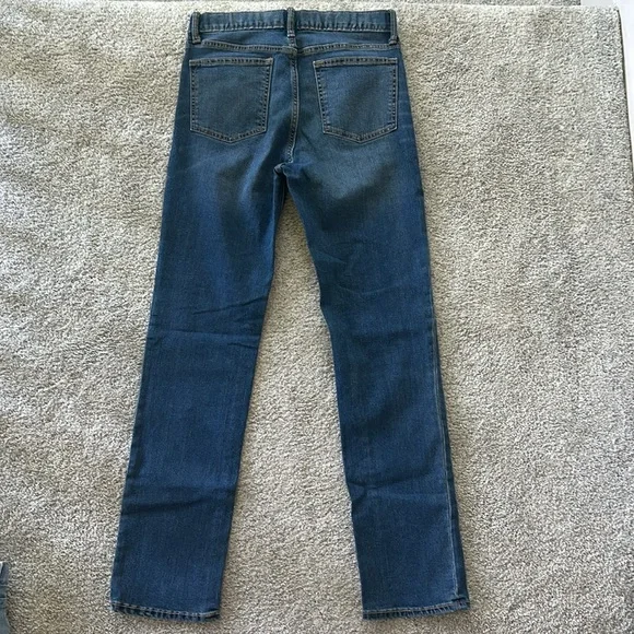 Old Navy Boys Skinny/Straight Fit Jeans in Deep Blue - Picture 6 of 8
